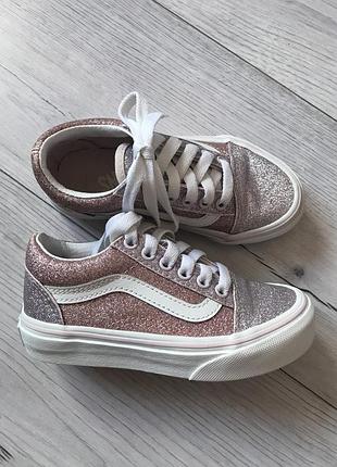 Кросівки кеди для дівчинки vans