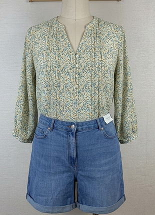 Стильные джинсовые шорты papaya denim (size 16)