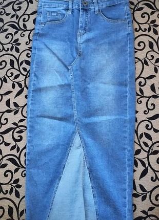 Спідниця джинсова