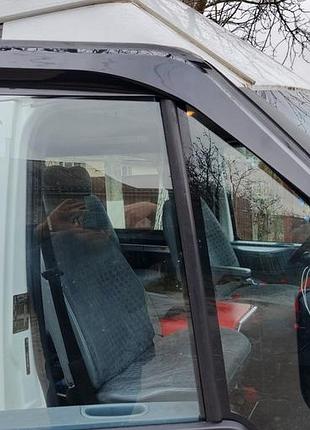 Ветровики на окна (2 шт., sunplex sport) для ford transit 2000-2014 гг
