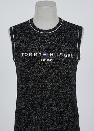 Мужская майка-безрукавка Tommy hilfiger (space dye)
размер xl, страна производитель туречки, цвет черный