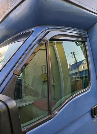 Ветровики на окна (2 шт., sunplex sport) для renault master 1998-2010 гг