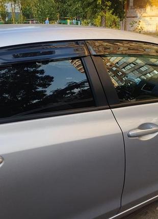 Ветровики на окна (4 шт., sunplex sport) для honda civic sedan ix 2011-2016 гг