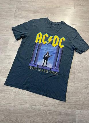 Мужская футболка мерч рок ac dc