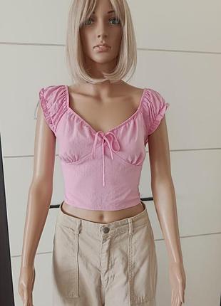Блуза топ вкорочений