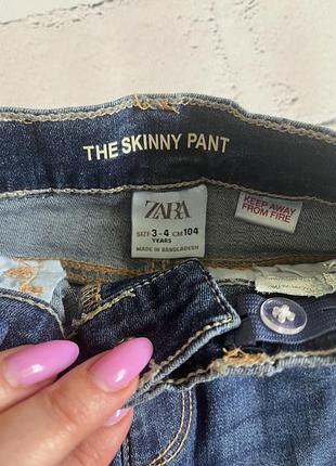Дитячі джинси zara 3