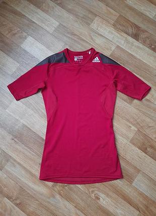 Adidas компрессионная футболка размер м.