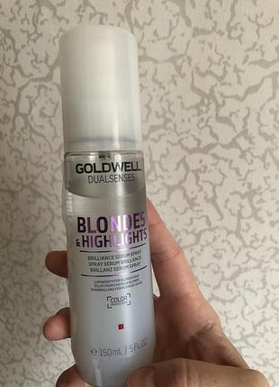 Спрей увлажняющий блеск для волос goldwell