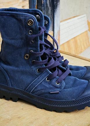 Унісекс-черевики palladium pallabrousse baggy у синьому кольорі (відтінок часто позначається як parisian night).