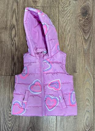 Жилетка для дівчинки