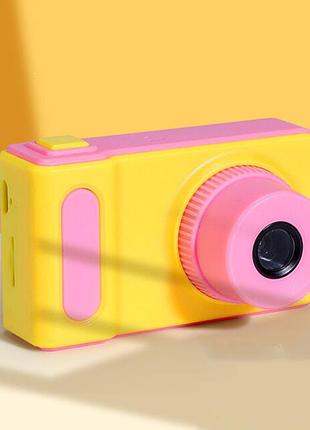 Детский цифровой фотоаппарат dvr baby camera v7 розовый