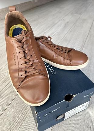 Снікерси коричневі чоловічі grand+ crosscourt sneaker