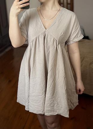 Бежеве плаття shein 4