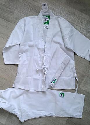 Кимоно green hill детское новое с поясом в комплекте р. 140-150