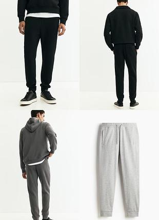 Мужские спортивные штаны без флиса regular fit h&m