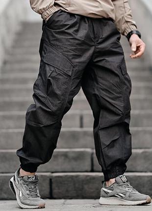 Городские карго брюки black