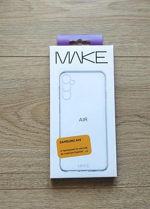 Чехол на samsung galaxy a14 чохол a145 a146  (захисне скло)