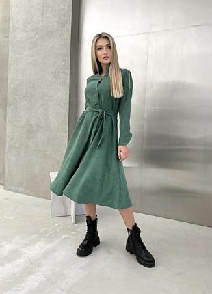 Сукня вельветова