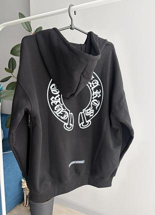 Chrome hearts zip худі чорний новий