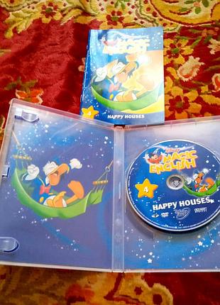 Disney's magic english. dvd диск, курс английского языка для детей. част. 4. happy houses. 160 грн.