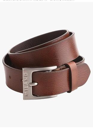 Ремінь пасок milano mens full grain leather belt