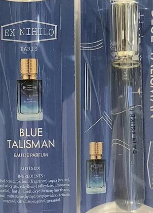 Міні парфуми 20мл в блістері blue talisman ex nihilo