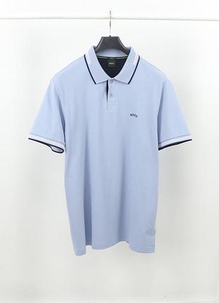Чоловіча polo футболка boss blue