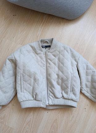 Женский бомбер zara