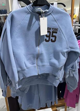 Zara костюм блакитний