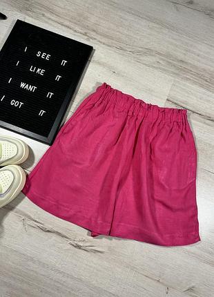 Лляні яскраві шорти h&m