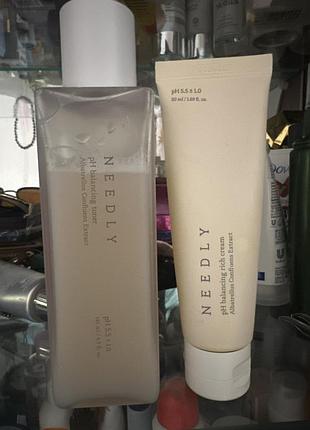 Needly ph balancing toner , ph balancing rich cream