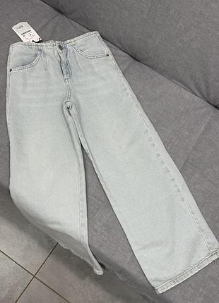 Джинси wide leg для дівчинки zara, джинсы вайд лег для девочки zara