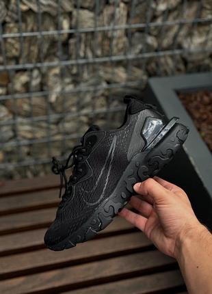 Кросівки nike react vision full black 2