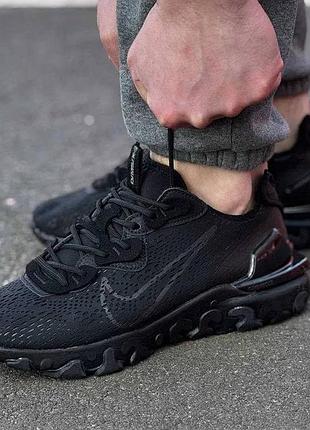 Кросівки nike react vision full black 4
