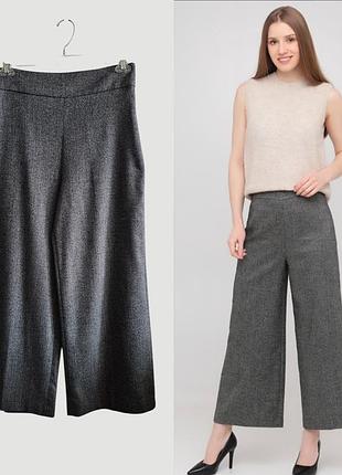 Широкие брюки палаццо zara. р.m