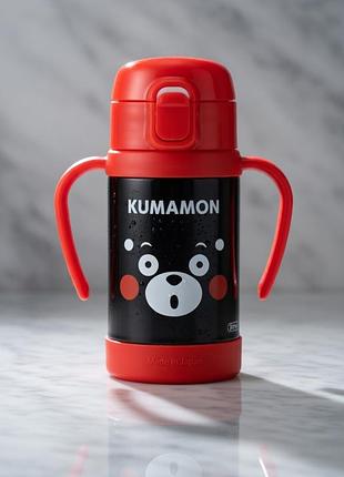 Детский термос-поилка kumamon 260 мл идеальна для прогулок!