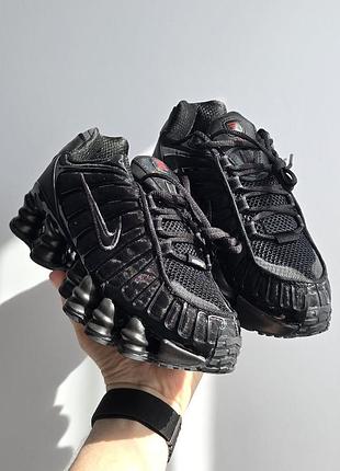 Кроссовки женские nike shox • black