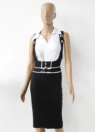 Сарафан из стрейчевой ткани defile lux - 42–44 ua / 36–38 eu