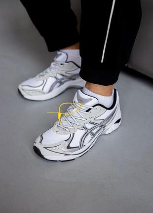 Asics gel-2160 white silver grey 4