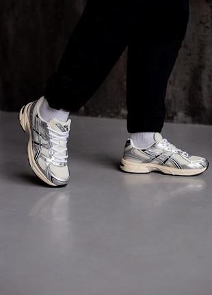 Asics gel-1130 white silver black 7