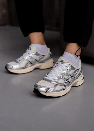 Asics gel-1130 white silver black 6