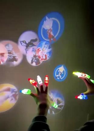 Детский проектор-фонарик на пальцы 3