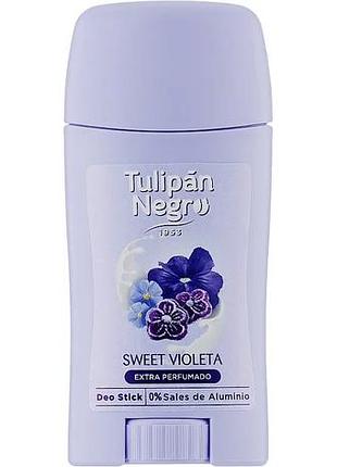 Дезодорант-стик сладкая фиалка tulipan negro sweet violeta 60 мл