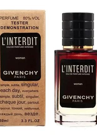 L`interdit eau de parfum intense тестер lux жіночий 60 мл
