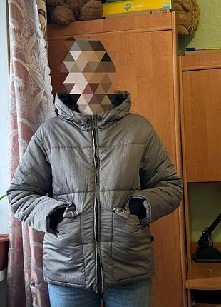 Зимняя куртка серая