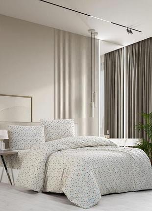 Комплект постельного белья moss ranforce 200×220 см. cicek yesil