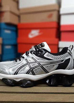 Жіночі кросівки asics gel quantum kinetic білі з чорним