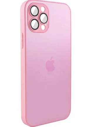 Чохол ag-glass matte iphone 15 pro (chanel pink) м00124