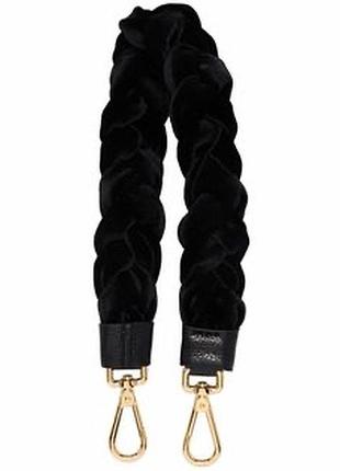 Велюровий плетений ремінець до сумки coccinelle