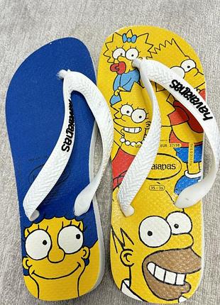 Шлепанцы вьетнамки havaianas simpsons